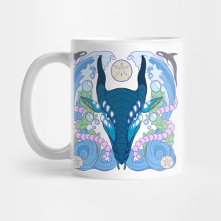 SeaWing Face with Background and Glow Mug